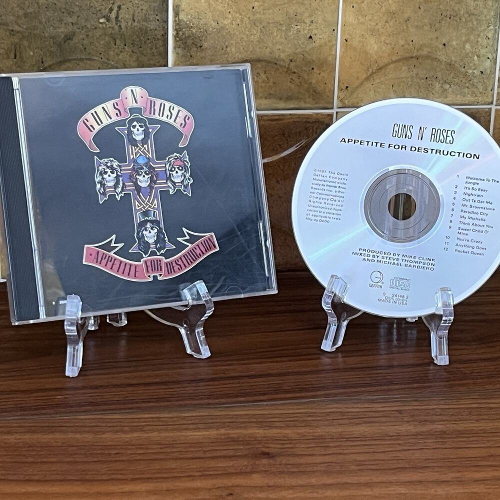 Guns N' Roses Appetite for Destruction CD 1987 Geffen